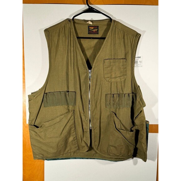 Other - Vintage Outdoor Adventures Water Repellant Canvas Hunting Fishing Vest Men Large